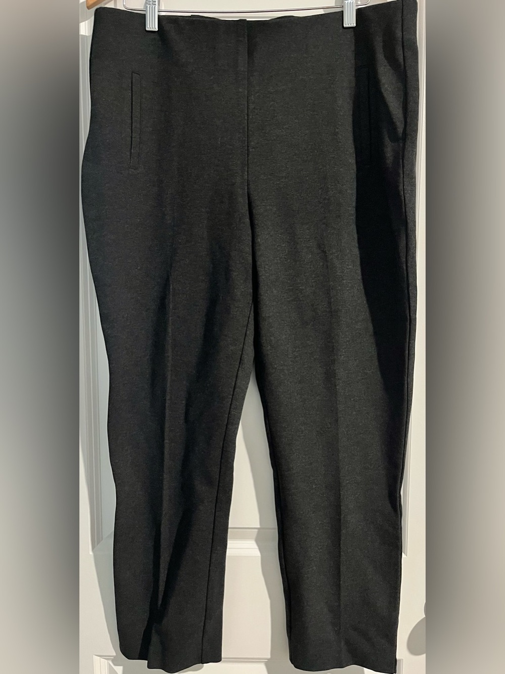 NEW Chico's Brown So Slimming Juliet Slim Leg Pants Ponte Knit Office Sz 14